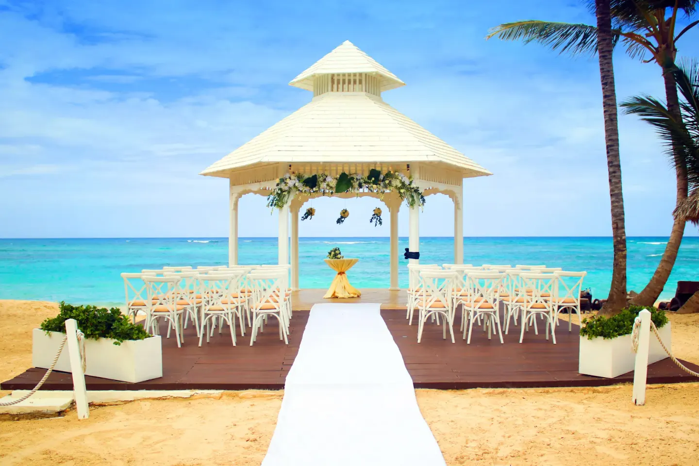 Garden Gazebo Venue at Royalton Bavaro Resort & Casino
