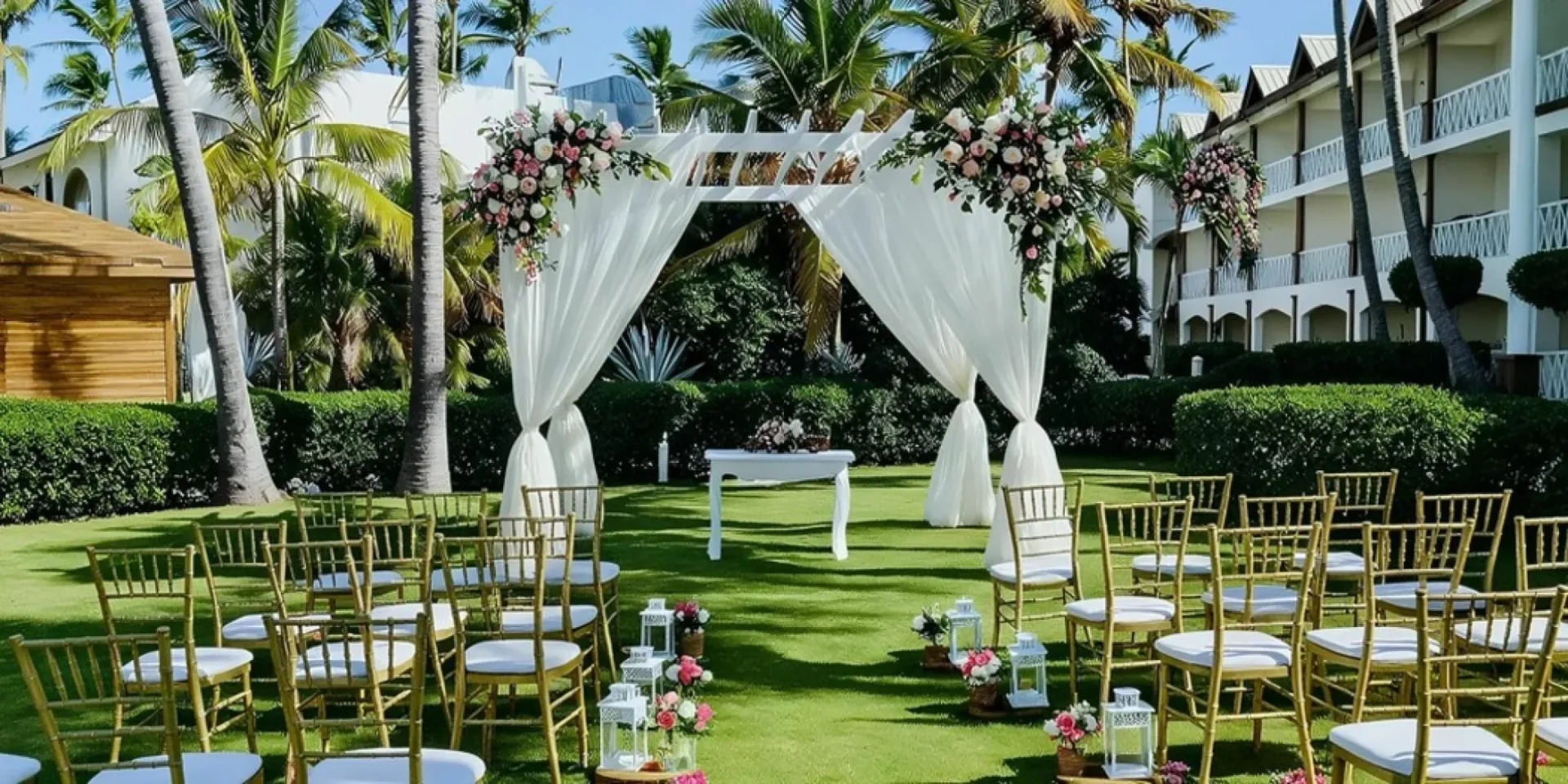 Fountain Gazebo Venue at Royalton CHIC Punta Cana Resort & Casino