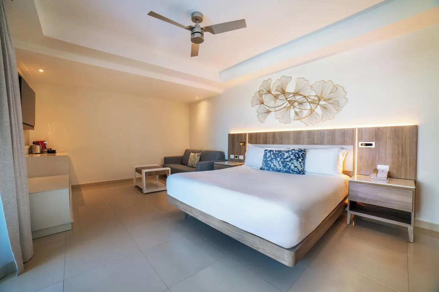 Luxury Swim Out Room Diamond Club king bed at Royalton Hideaway Punta Cana Resort & Casino
