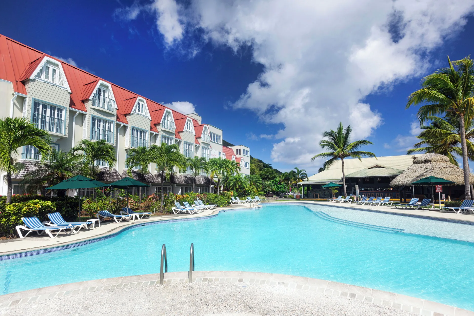 Coco Palm Saint Lucia resort with Creole style and convenient Rodney Bay location