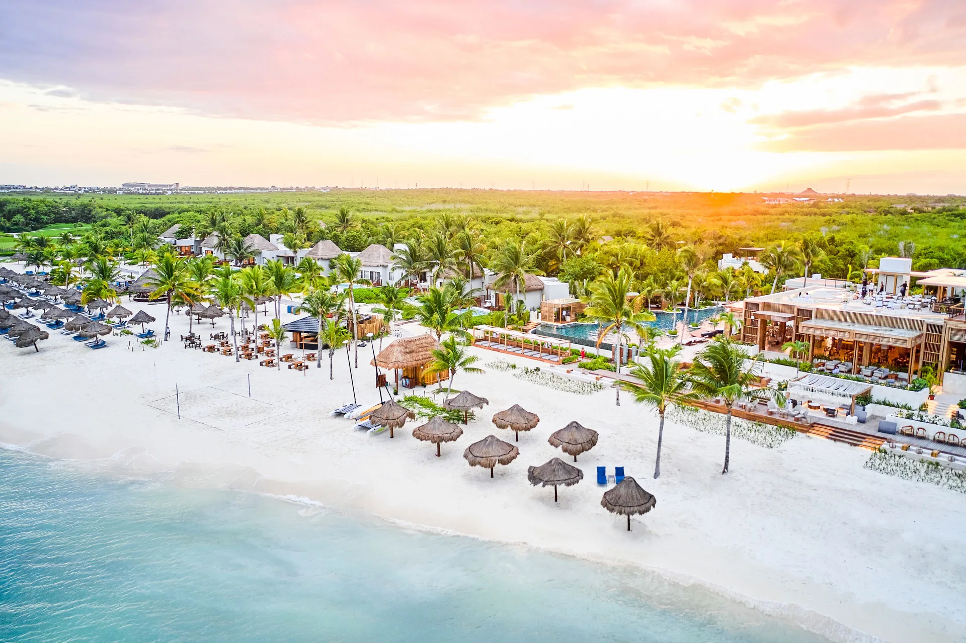 Fairmont Mayakoba Riviera Maya luxury family resort with lagoons, beach access and expansive pools