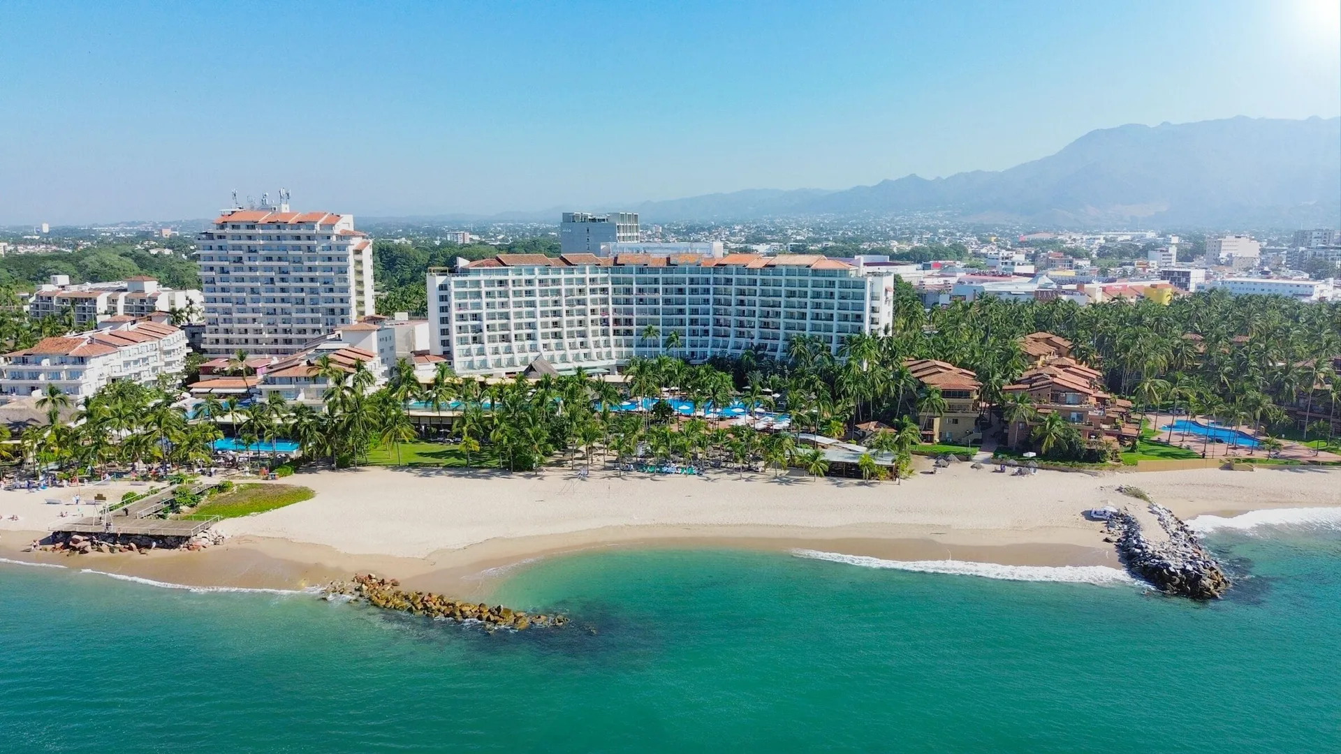 Fiesta Americana Puerto Vallarta All Inclusive & Spa beachfront resort with family amenities and pools