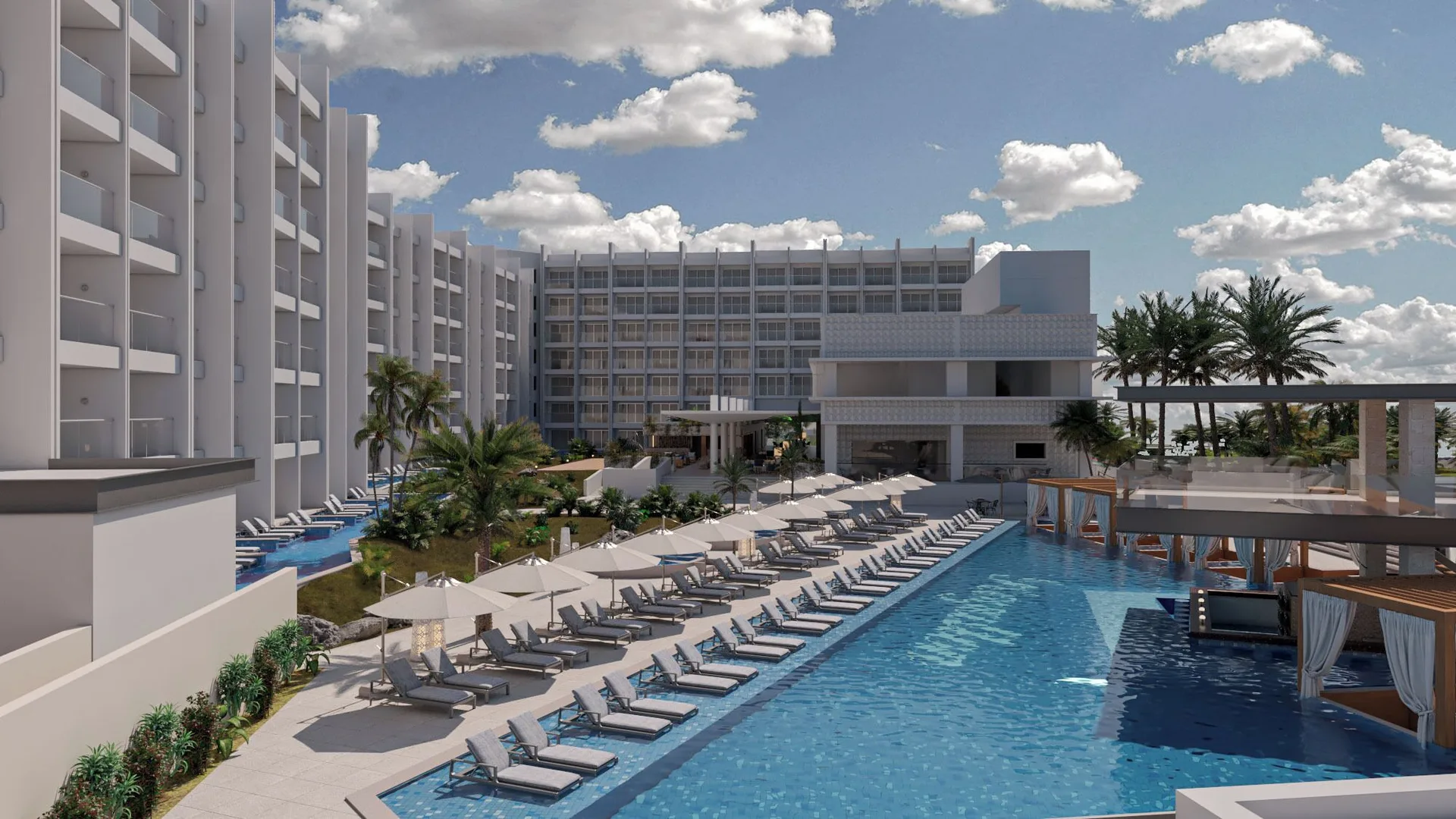Royalton Vessence Barbados all-inclusive resort with contemporary rooms and beachfront vacation style