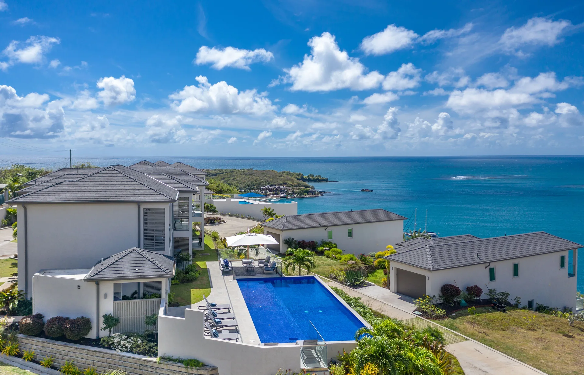 The Point at Petite Calivigny Grenada luxury residences with ocean views and private pools