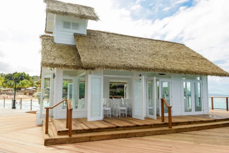 Over-the-Water Wedding Chapel Venue at Sandals Ochi