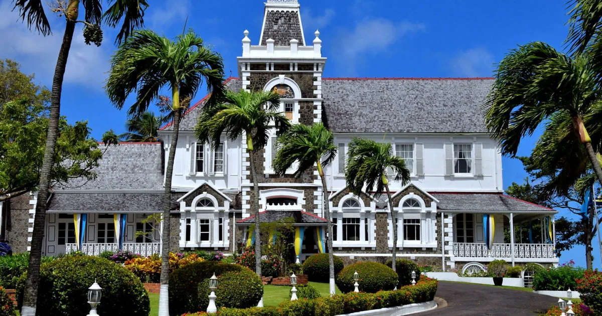 St Lucia Government House 5 Min Drive