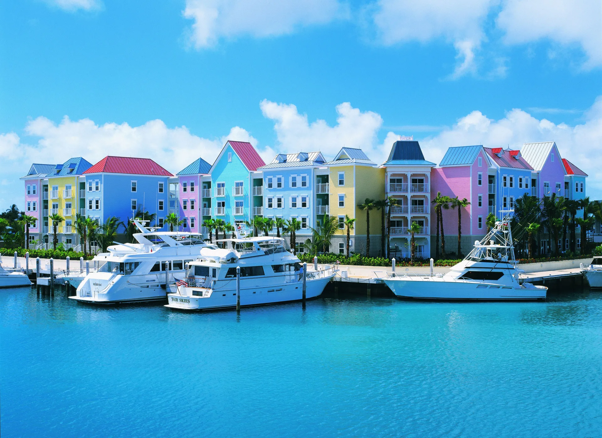 Harborside Resort & Vacation Rentals at Atlantis villa-style resort with marina setting