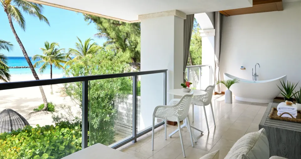 Beachfront One Bedroom Butler Suite With Balcony Tranquility Soaking Tub Official 2