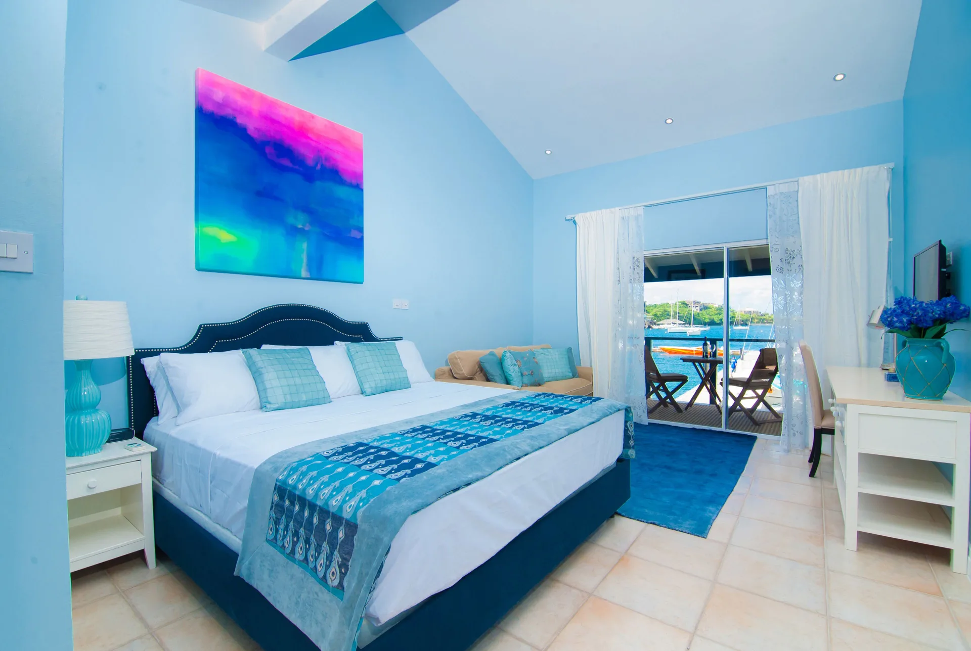 Blue Lagoon Hotel & Marina waterfront St Vincent hotel with marina views and island access