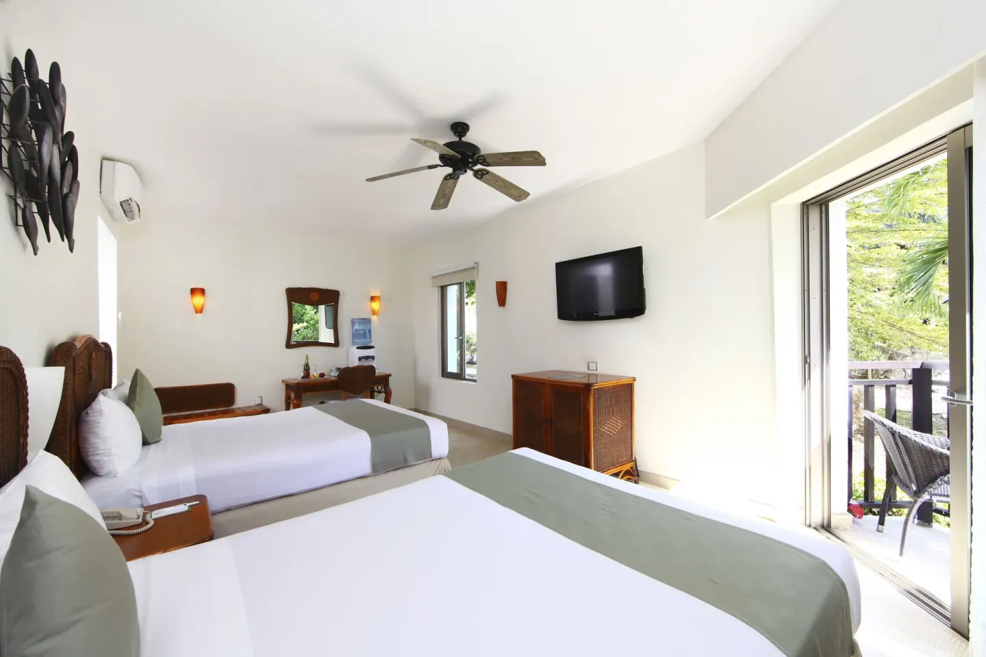 Superior Select two-bed room with balcony at Sandos Caracol Nature Resort & Water Park