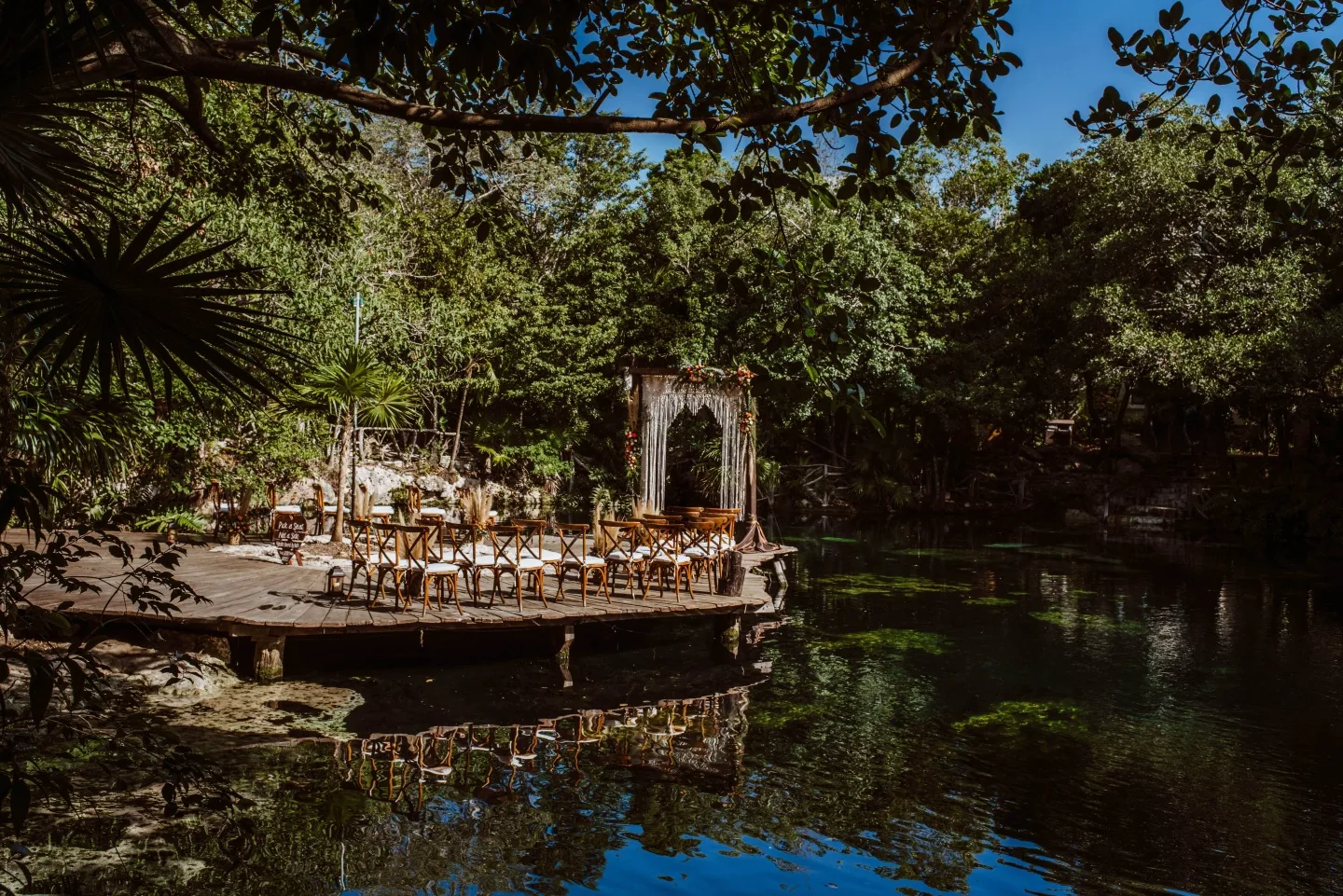 Cenote Cristalino Venue at Sandos Caracol Nature Resort & Water Park