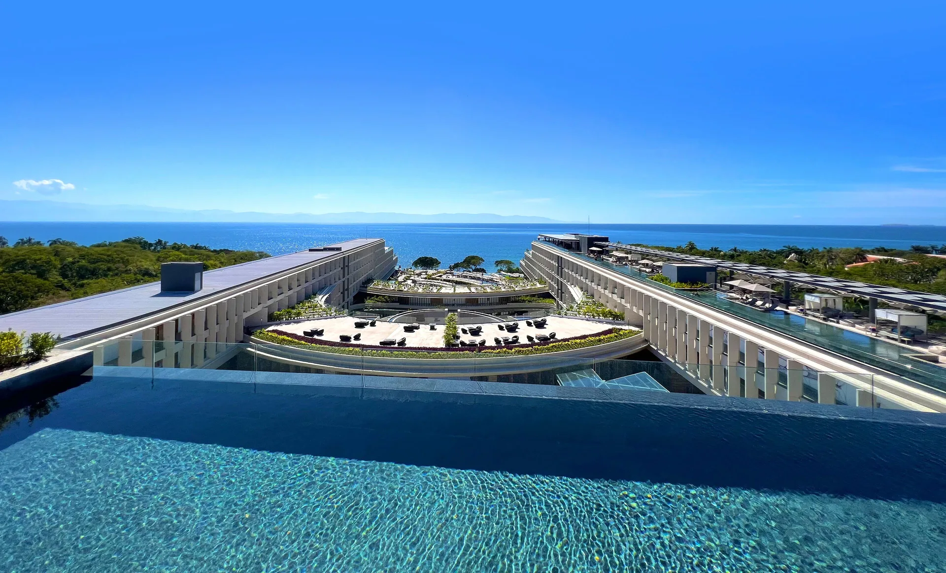 Secrets Bahia Mita Surf and Spa adults-only all-inclusive resort with oceanfront pools and luxury amenities in Punta de Mita, Mexico.