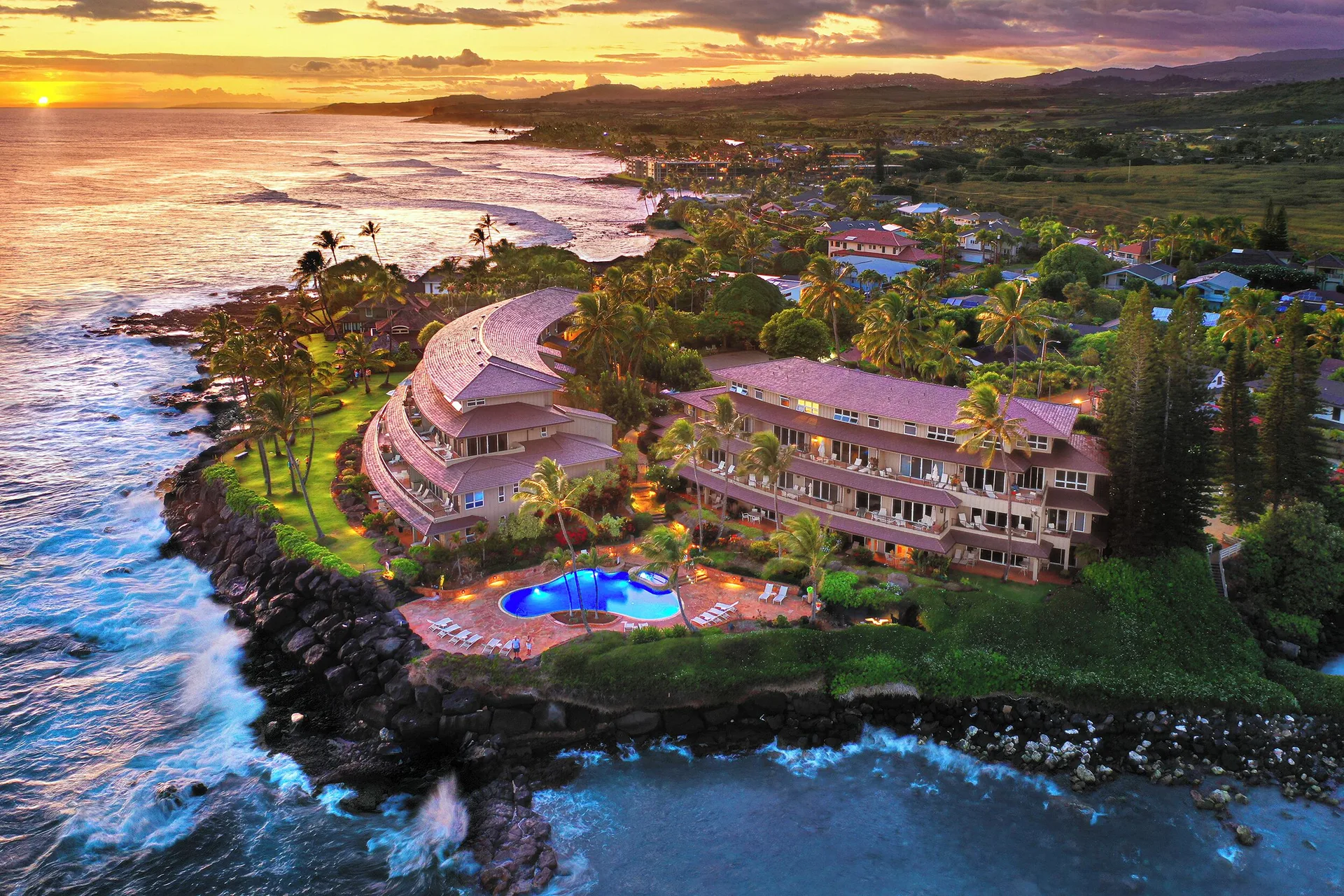 Whalers Cove Oceanfront Resort intimate Poipu condo resort with ocean views and quiet coastal setting