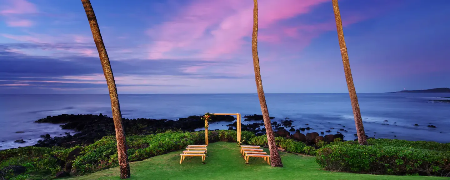 Ocean Point Venue at Sheraton Kauai Resort
