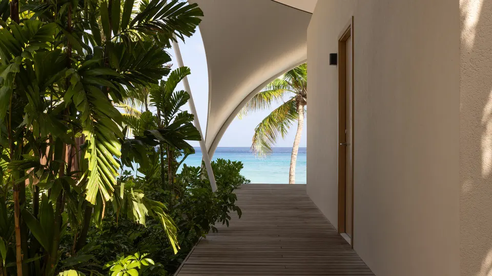 Inside the Beachfront Junior Suite at Silversands Beach House Grenada — from the hotel's own gallery.