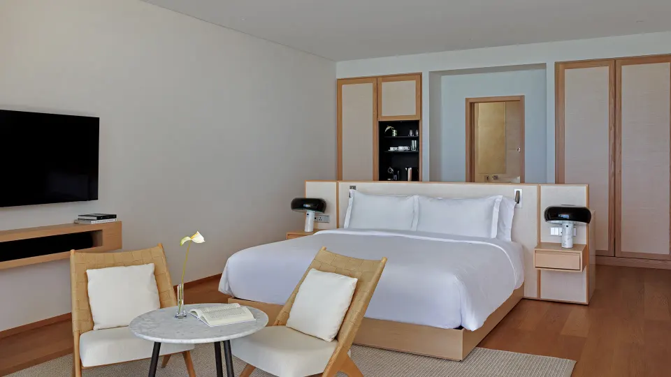 Inside the Beachfront Junior Suite at Silversands Beach House Grenada — from the hotel's own gallery.