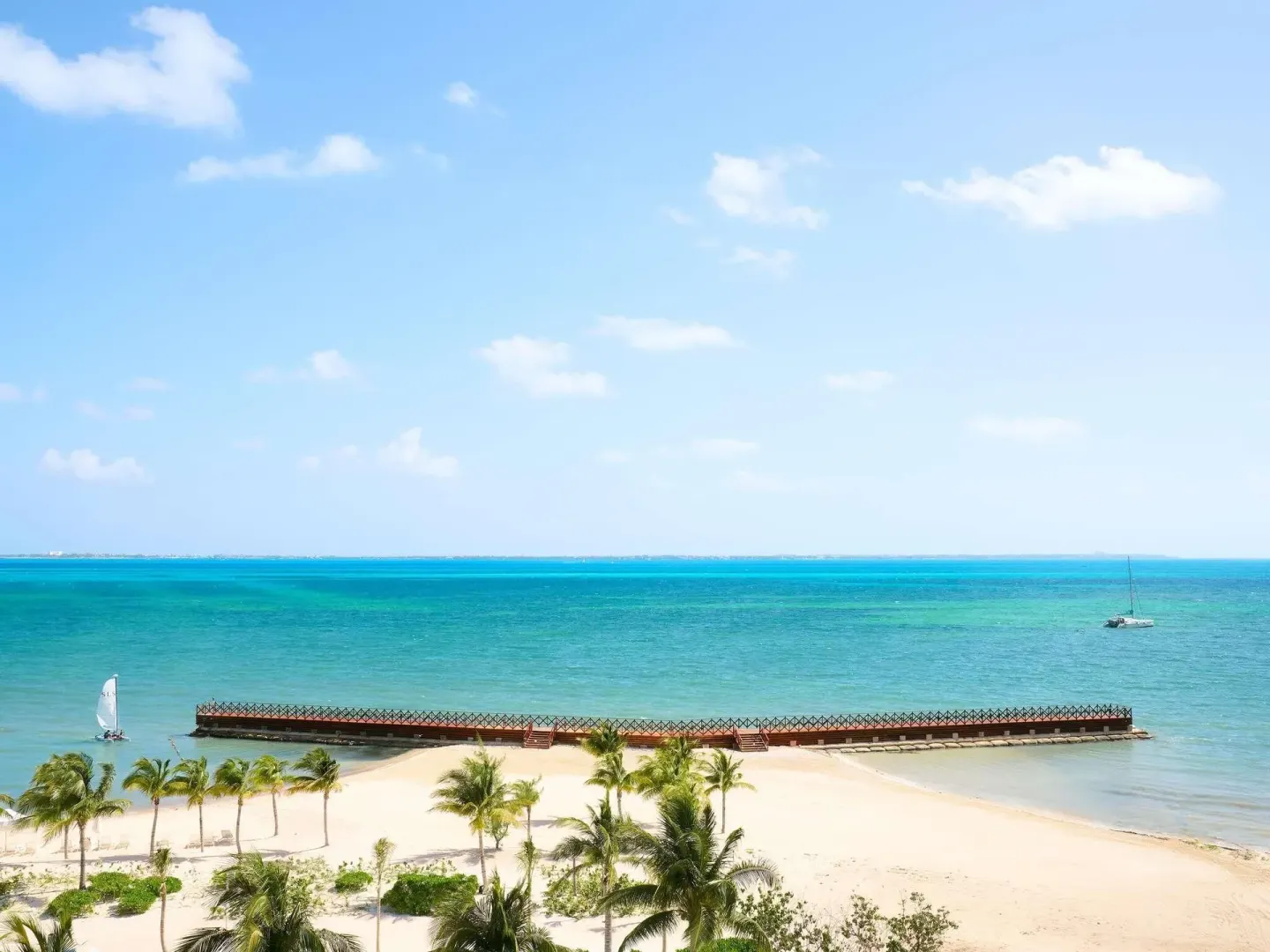 Ocean and beach view from an SLS Playa Mujeres at SLS Playa Mujeres.