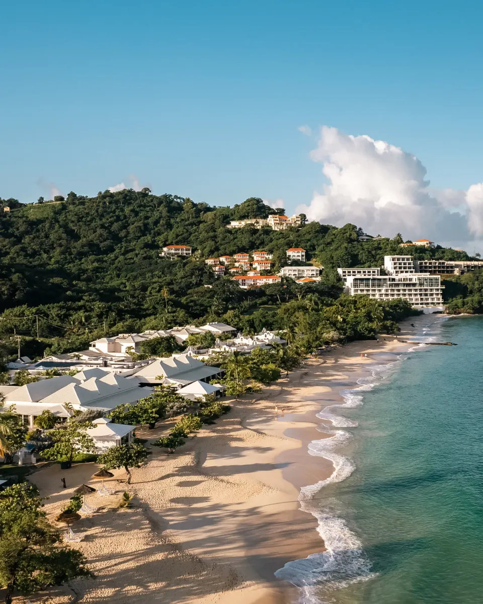 Inside the Oleander Garden Suite at Spice Island Beach Resort — from the hotel's own gallery.