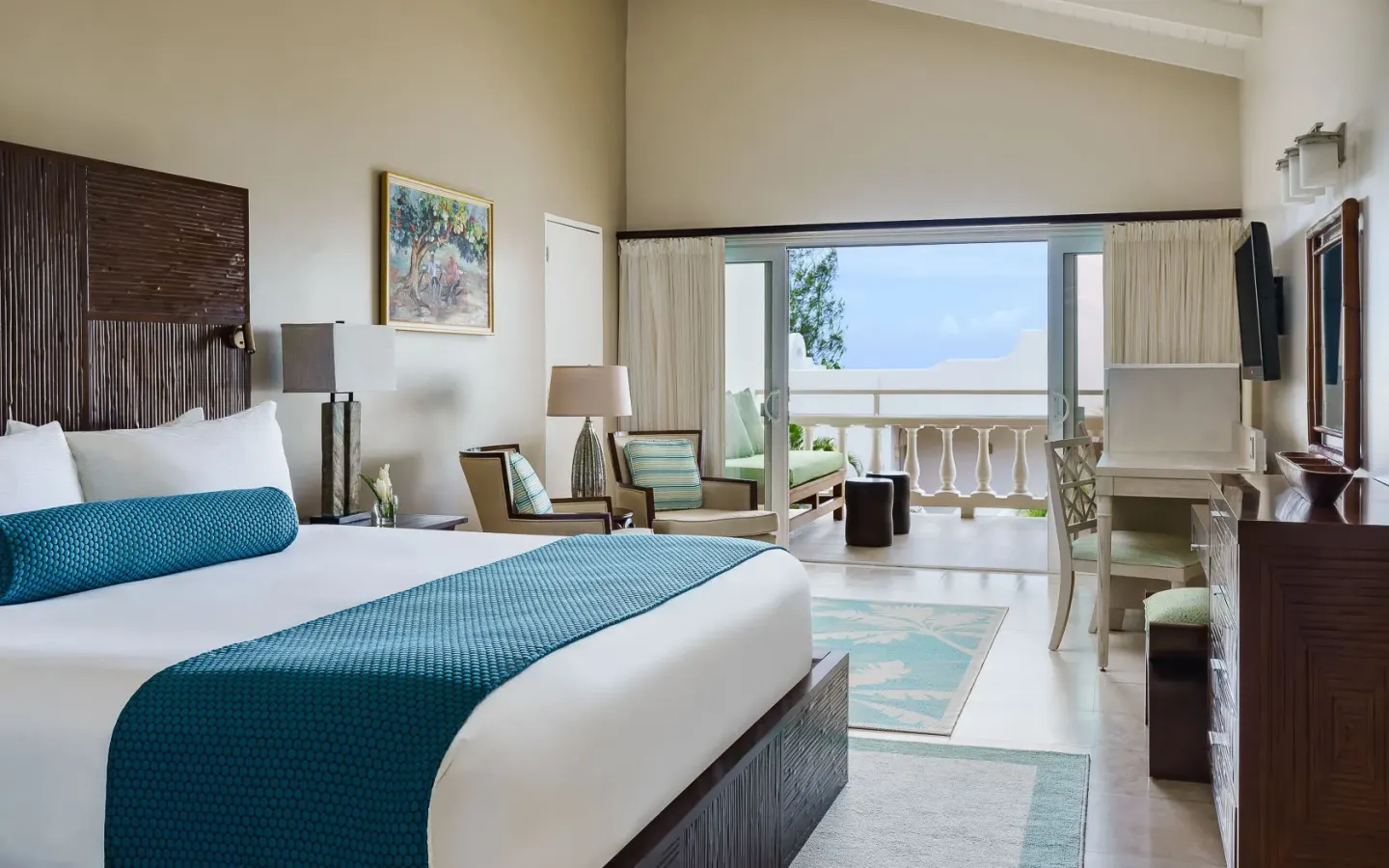 Inside the Oleander Garden Suite at Spice Island Beach Resort — from the hotel's own gallery.