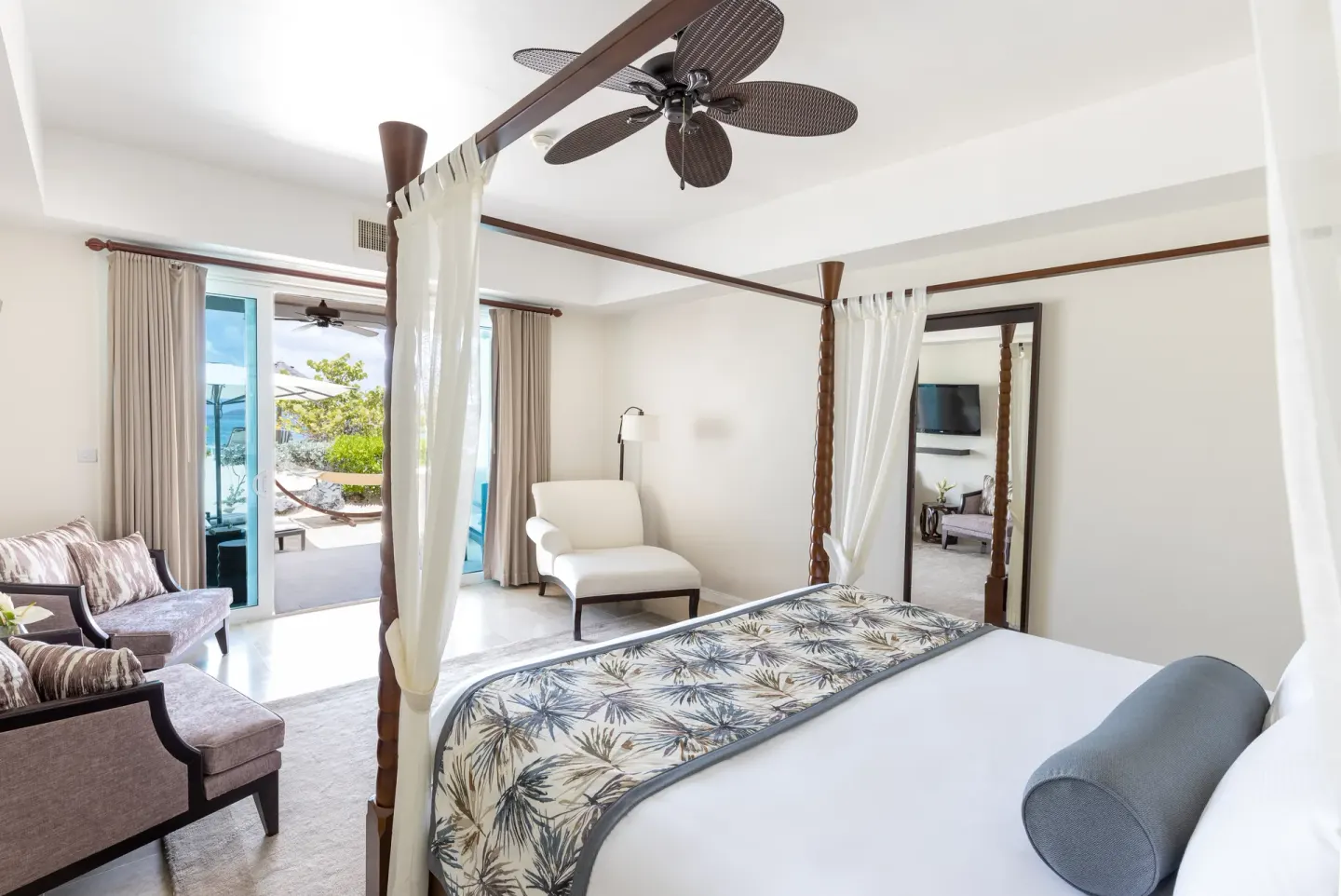 Inside the Royal Cinnamon and Saffron Beach Suites at Spice Island Beach Resort — from the hotel's own gallery.