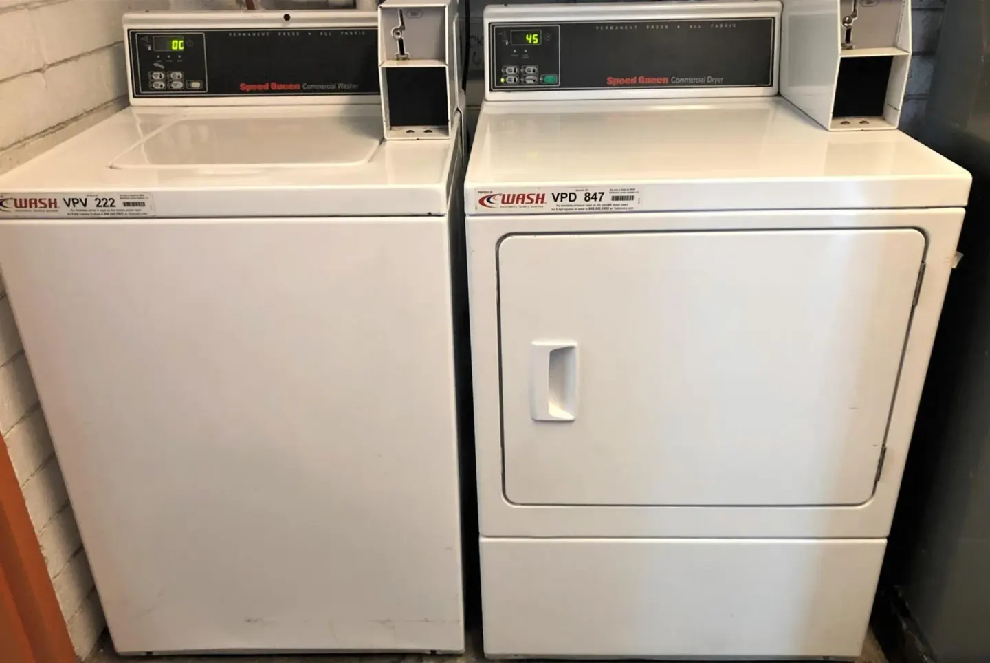 Guest laundry machines at Stay Hotel Waikiki.