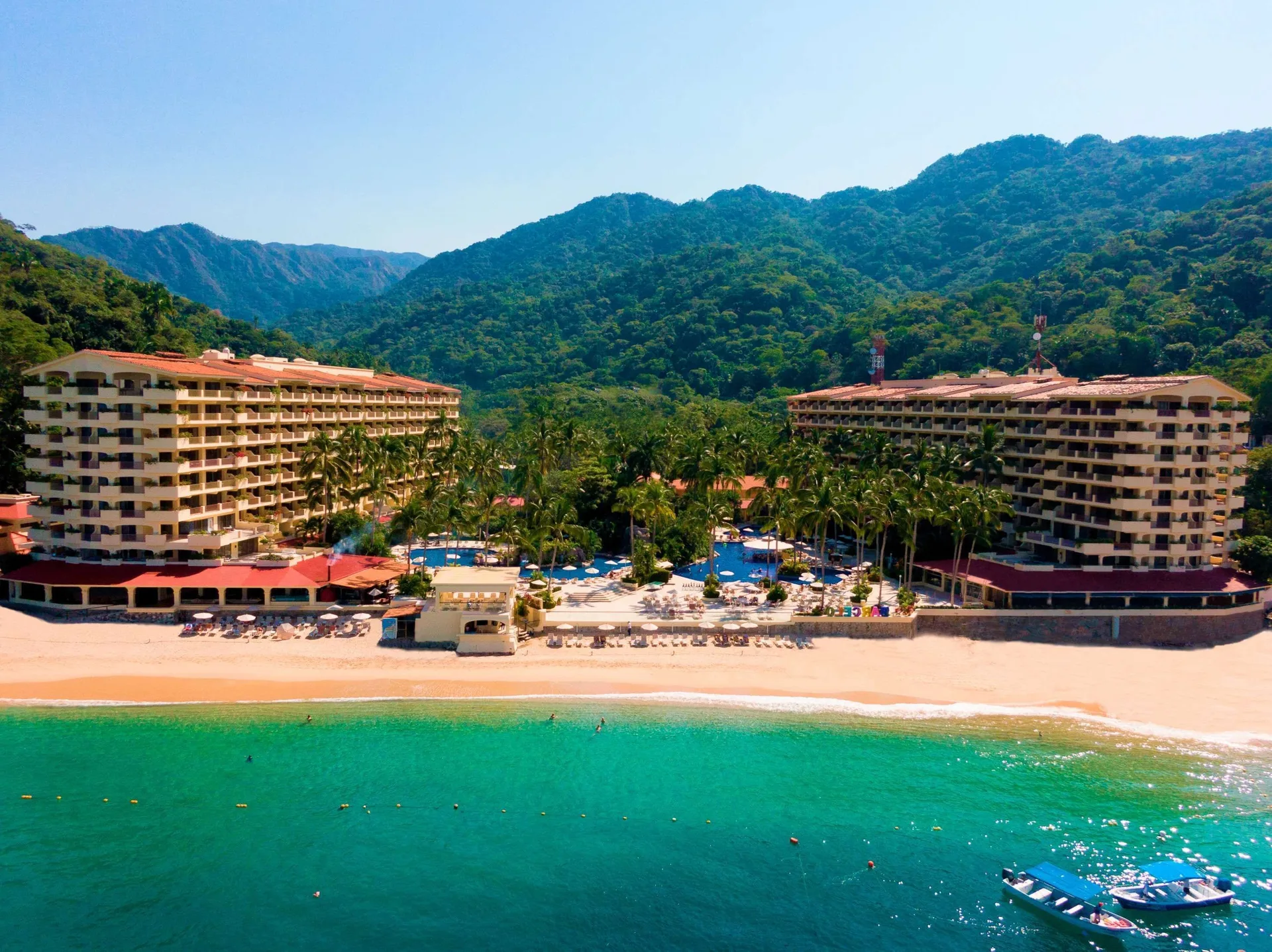 Barceló Puerto Vallarta all-inclusive beach resort with ocean views, pools, and tropical grounds on Banderas Bay.