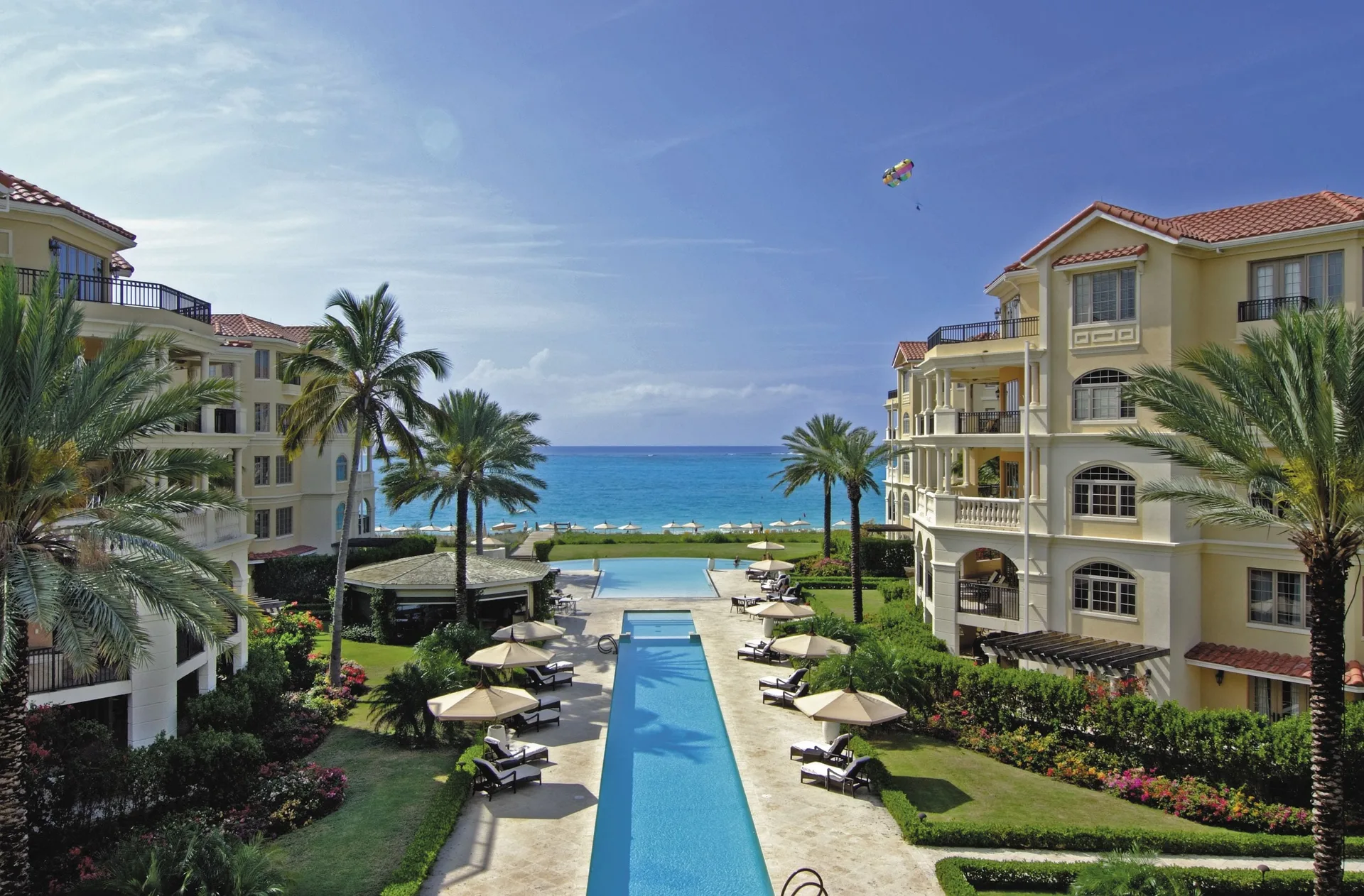 The Somerset on Grace Bay luxury resort with residential suites and beachfront pools