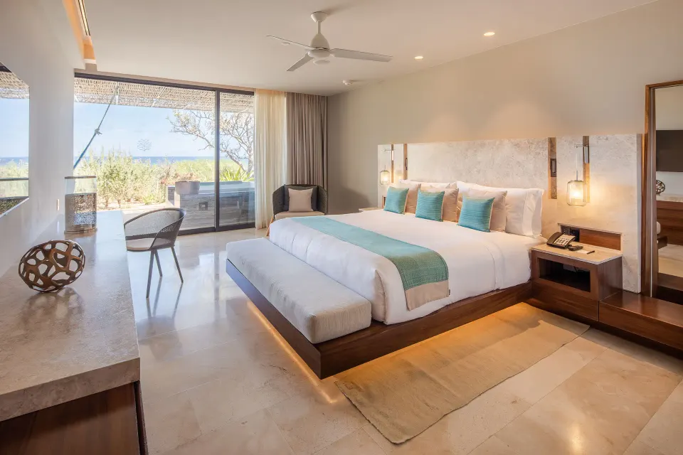 King bedroom in the Four Bedroom Villa with Hot Tub at The Club at Solaz.