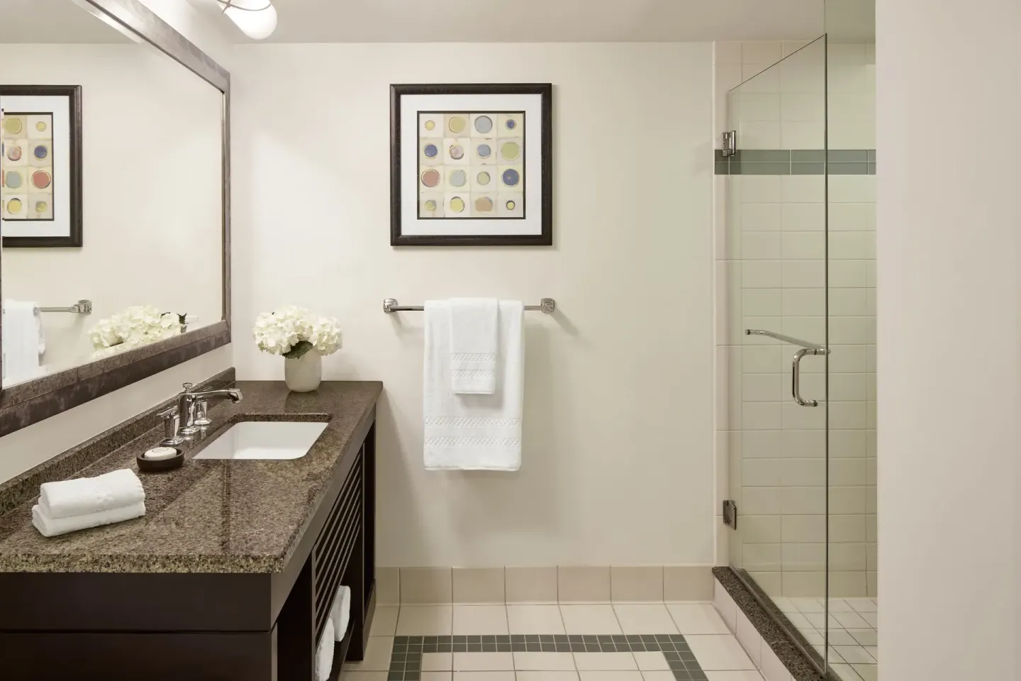 Bathroom in a 1 Bedroom Regal Suite at The Coral at Atlantis.