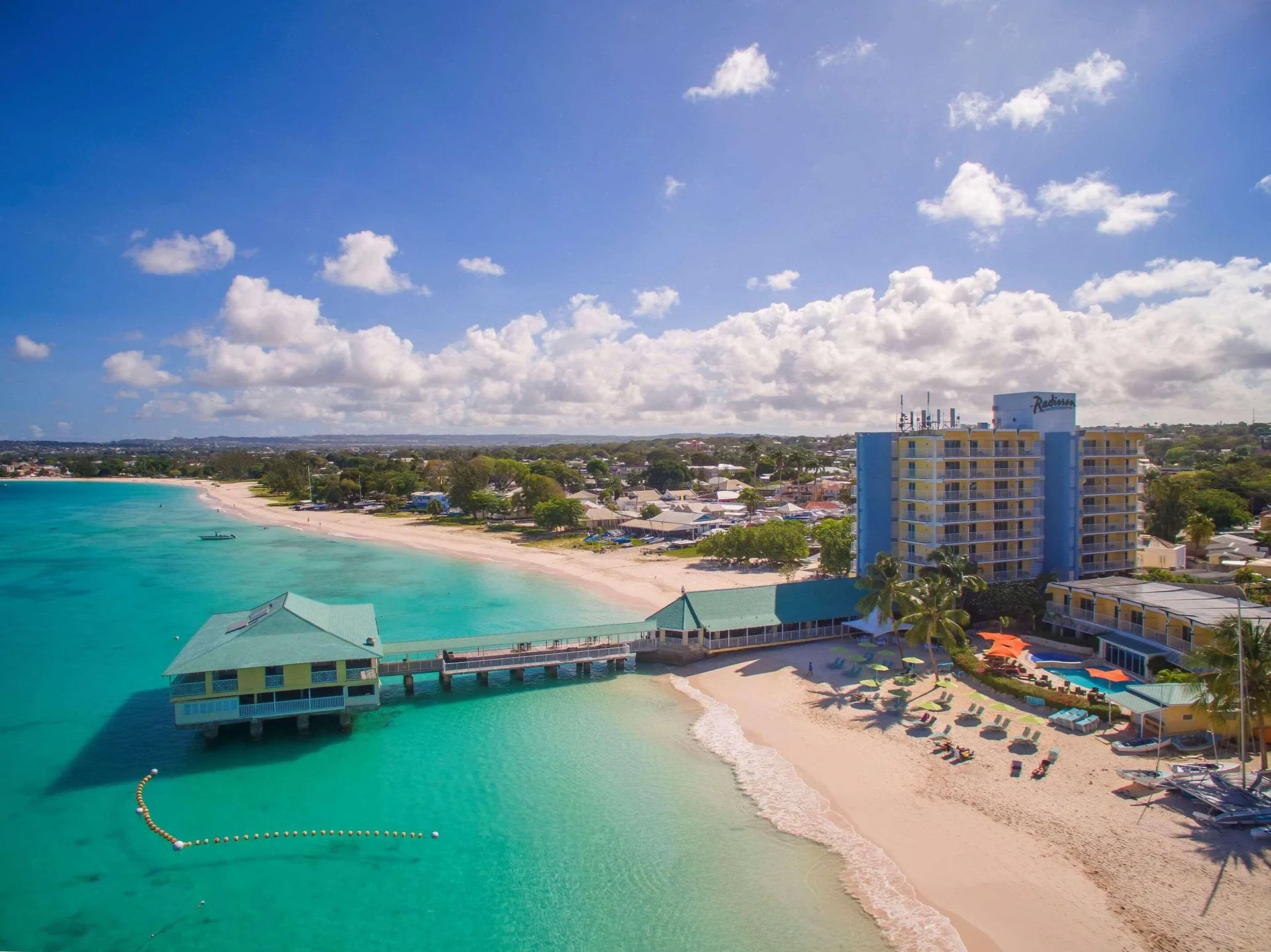 Radisson Aquatica Resort Barbados beachfront hotel with Carlisle Bay views and relaxed coastal setting