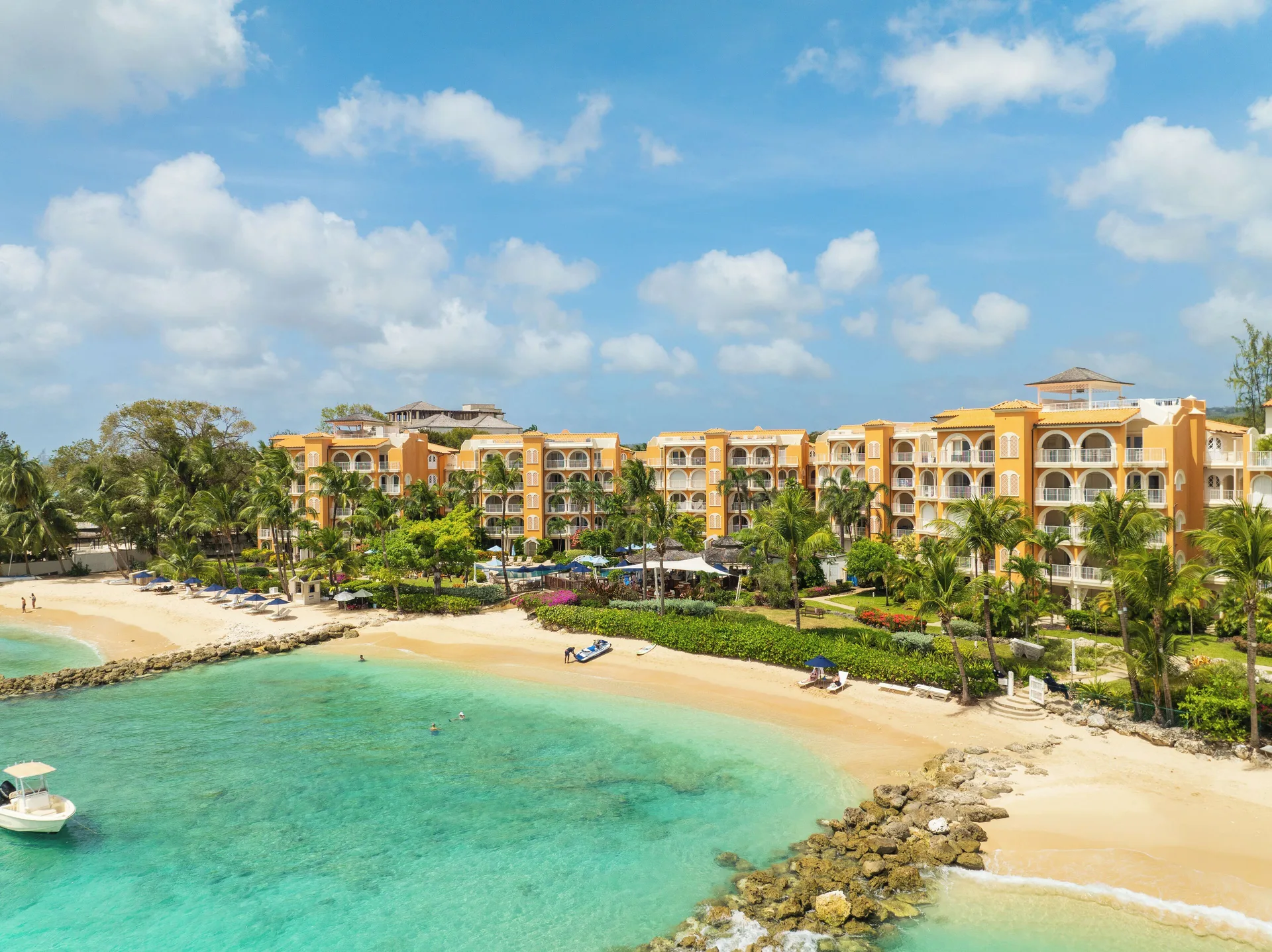 Saint Peter's Bay luxury Barbados beachfront residences with spacious suites and calm west coast views