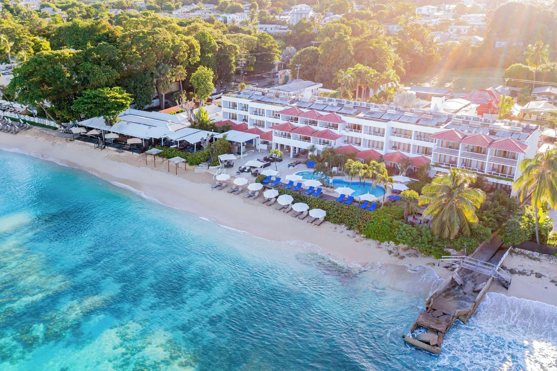 The House Barbados adults-only all-inclusive boutique resort on the West Coast with beachfront setting and intimate atmosphere.
