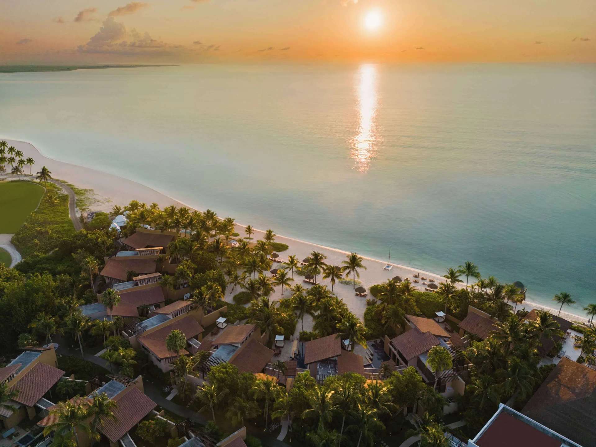 Banyan Tree Mayakoba luxury Riviera Maya resort with private villas, lagoons and tranquil beach setting