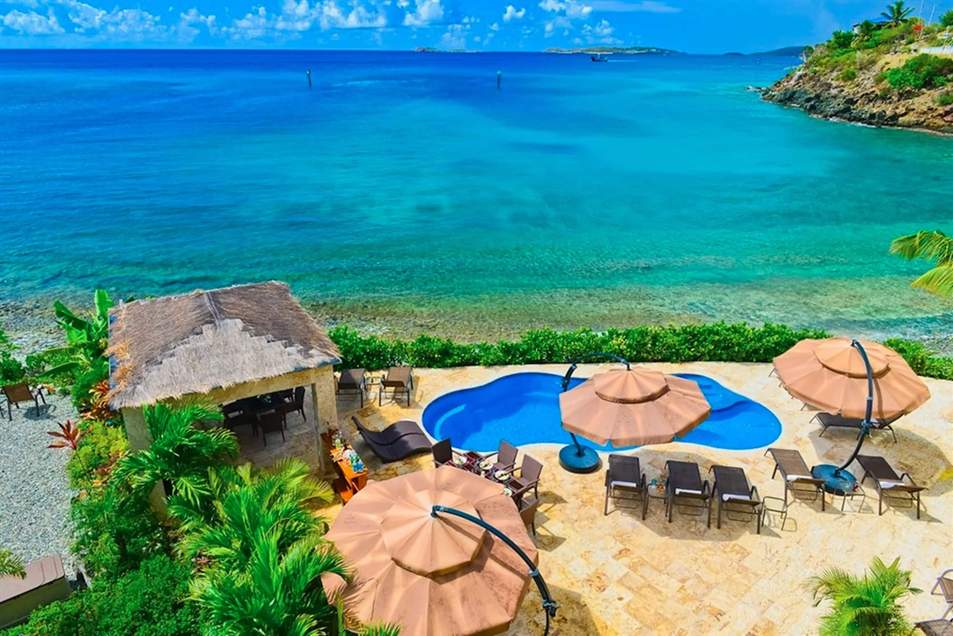 Sea Shore Allure St. John boutique waterfront resort with stylish suites and intimate island setting