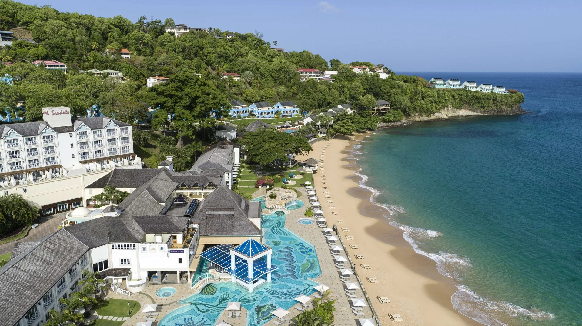 Sandals Regency La Toc all-inclusive couples-only St. Lucia resort with beach and golf