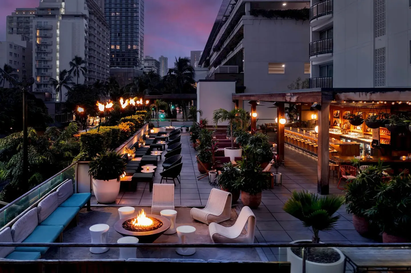 Hideout Lanai (Terrace) Venue at The Laylow Waikiki, Autograph Collection