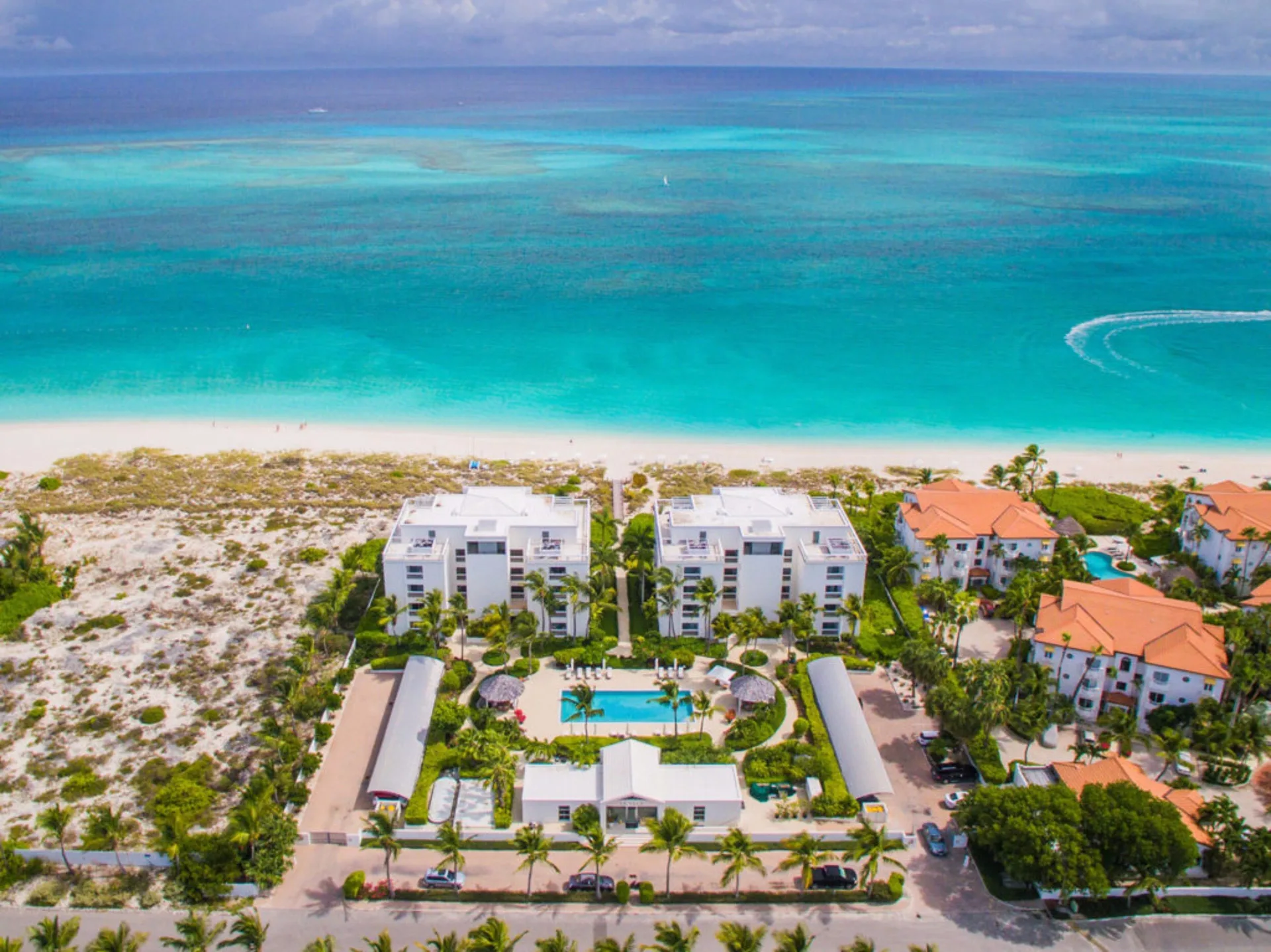 Le Vele Resort intimate Grace Bay beachfront property with modern suites and quiet setting