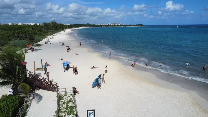 Playa Avenida Colosio near The Reef Coco Beach Resort & Spa