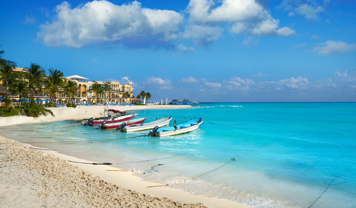 Playa del Carmen Main Beach near The Reef Coco Beach Resort & Spa