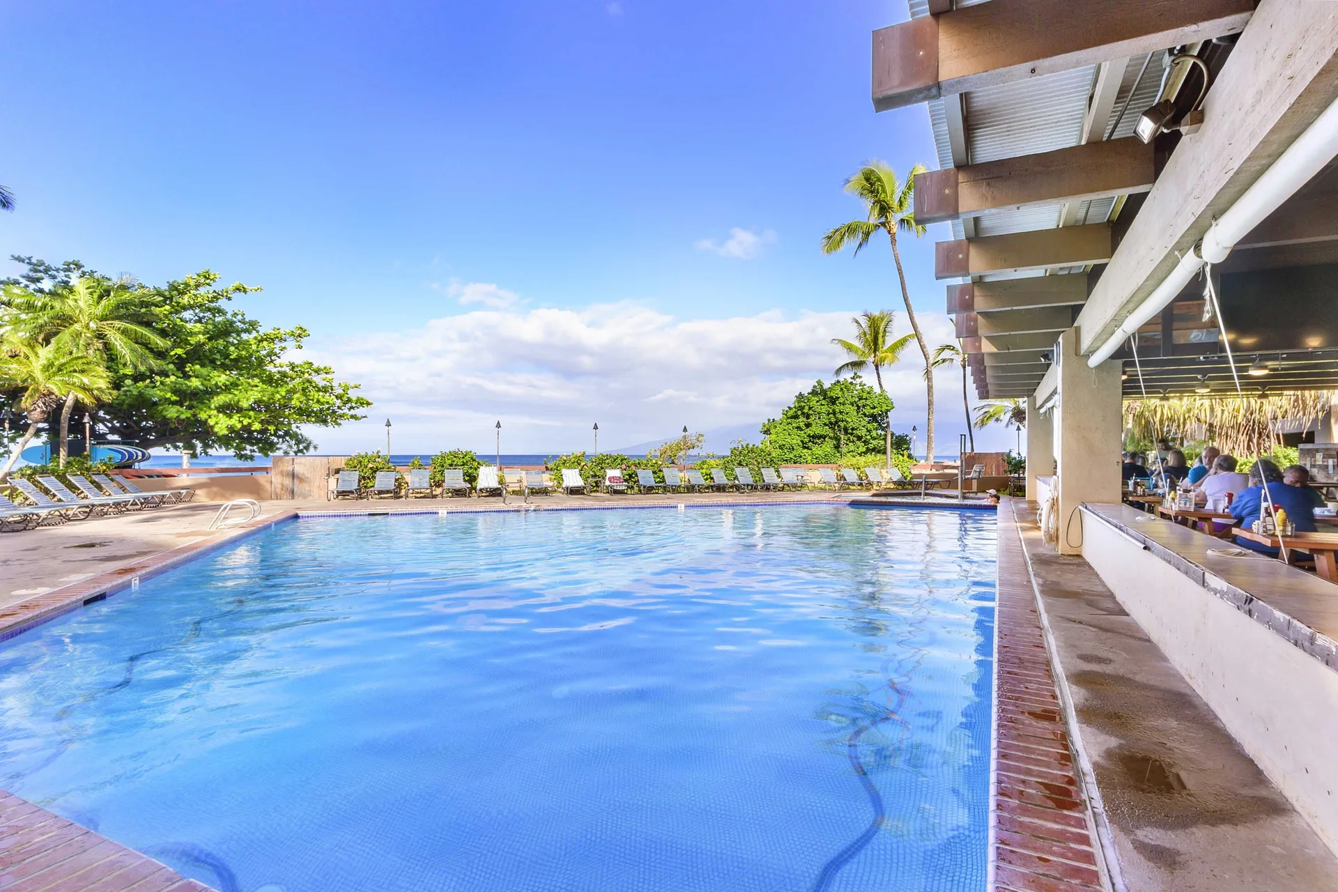 Sands of Kahana oceanfront condominium resort with spacious accommodations and family-friendly beach setting