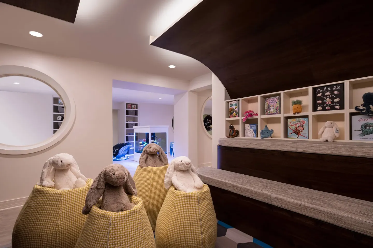 Children’s playroom with plush toys at The Ritz-Carlton, St. Thomas.