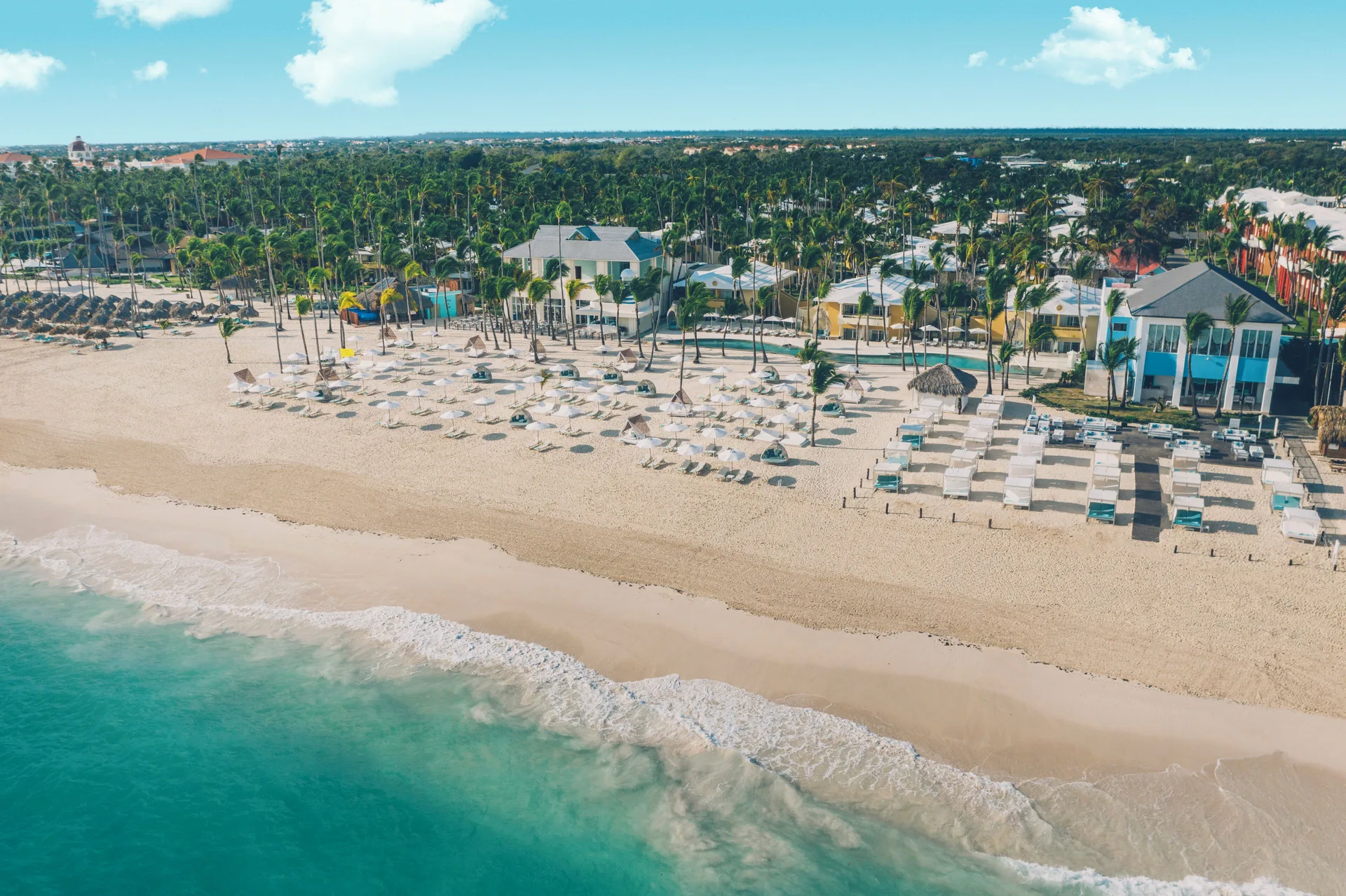 Iberostar Selection Bavaro all-inclusive resort with beachfront pools and tropical gardens in Punta Cana, Dominican Republic.