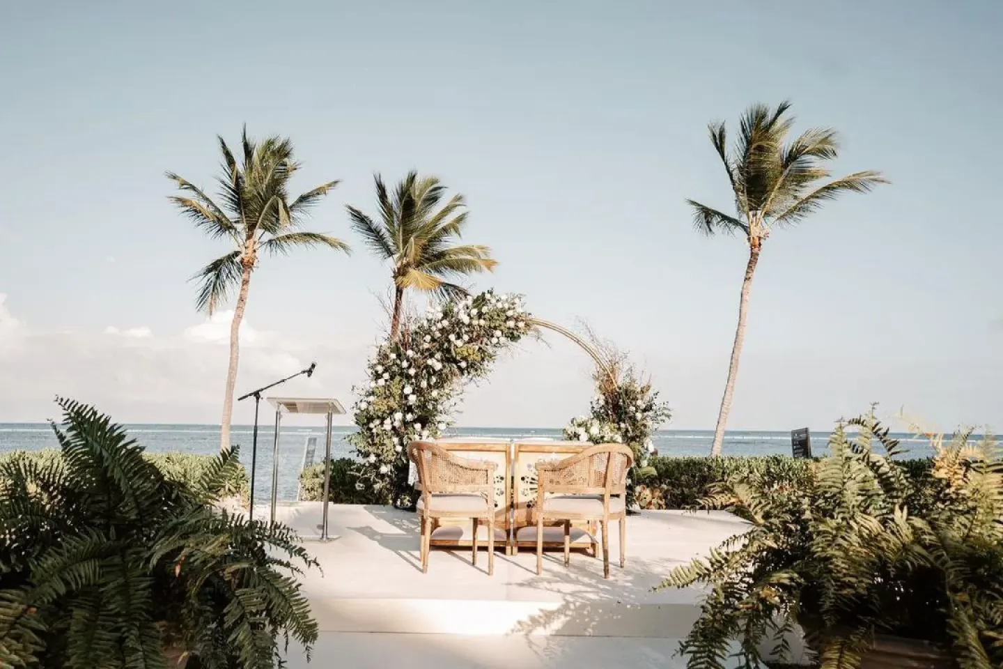 Beachside Ceremony Venue at Tortuga Bay Hotel