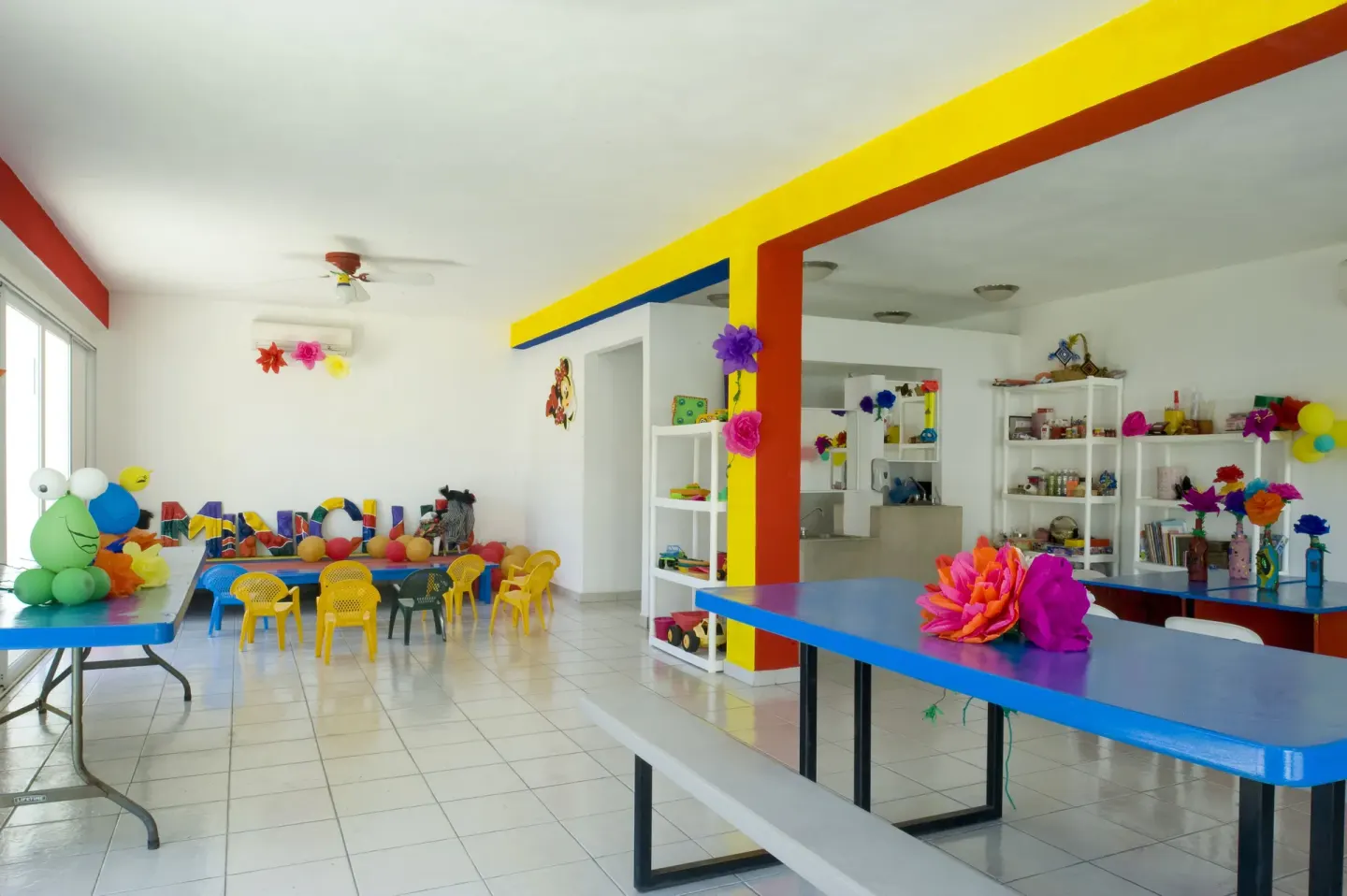 Colorful kids' club room at Vamar Vallarta Marina and Beach Resort.
