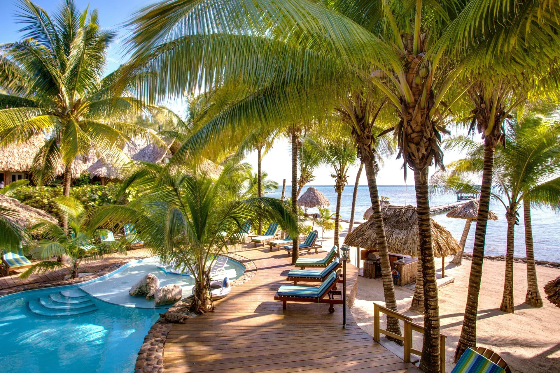 Xanadu Island Resort eco-friendly beachfront Belize resort with domed suites and tropical gardens