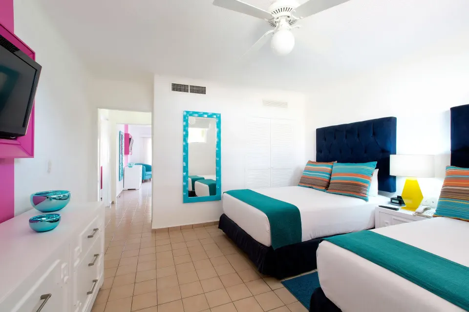 Superior Two Bedroom Suite with two beds at Villa del Palmar Beach Resort and Spa, Puerto Vallarta.