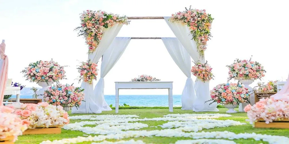 Sky Wedding Gazebo Venue at Villa Del Palmar Flamingos Beach Resort and Spa