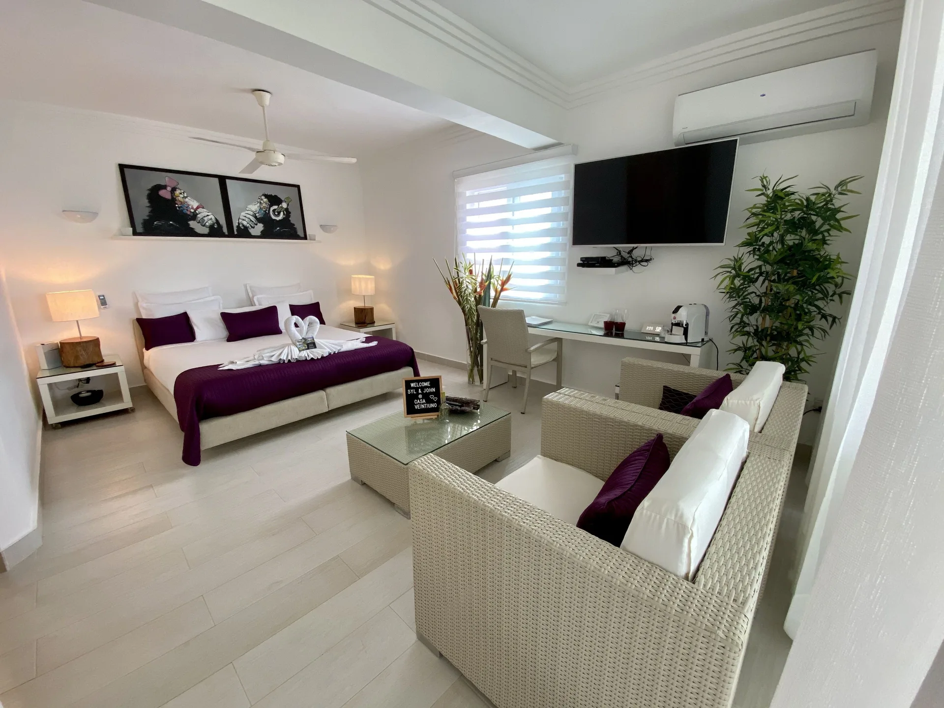 Casa Veintiuno Sosua boutique hotel with intimate design and personalized adults-focused atmosphere