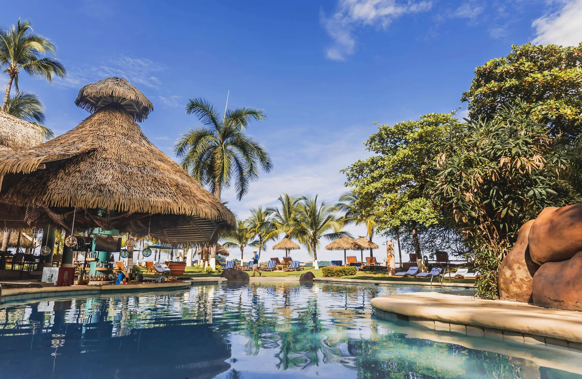 Bahia del Sol Beach Front Boutique Hotel relaxed Potrero resort with beachfront dining and tropical gardens