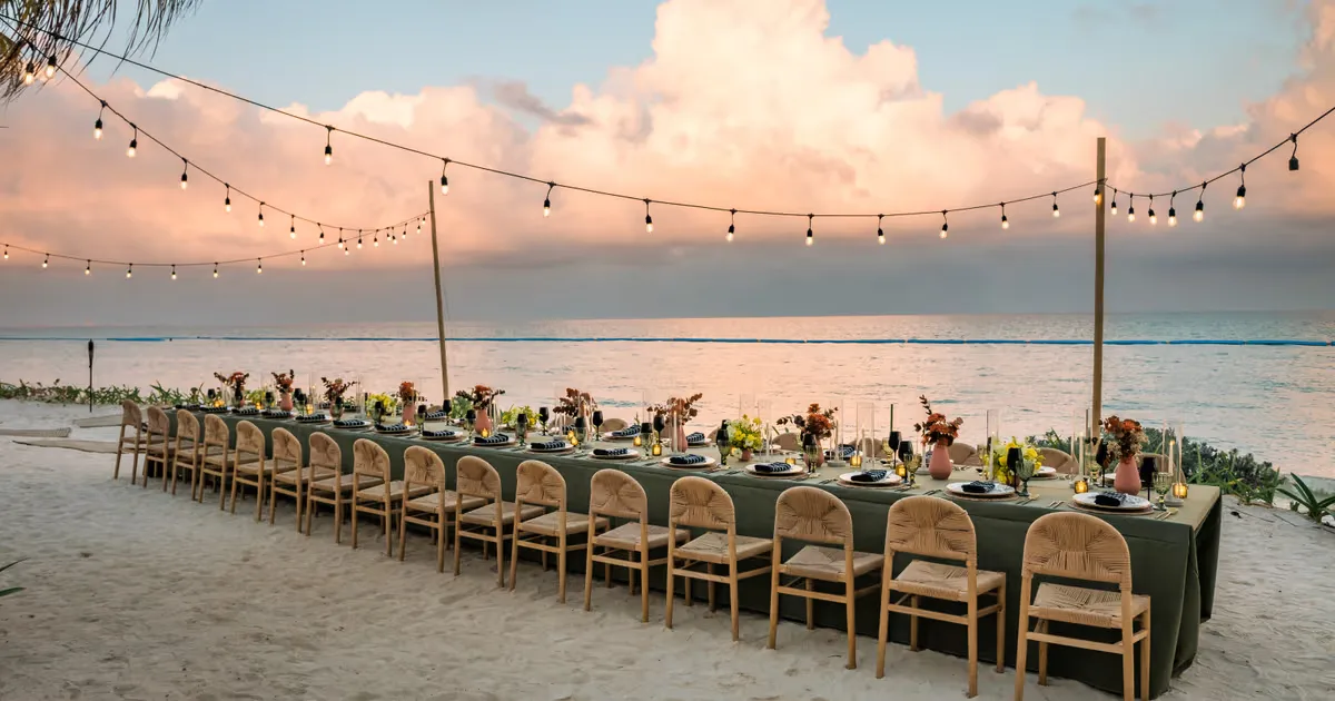 Presidential Suite Terrace Venue at Waldorf Astoria Riviera Maya